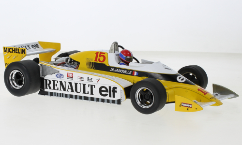 Renault RS10 No.15 Renault Elf F1 Team GP France 1979 J.P. Jabouille - 1:18